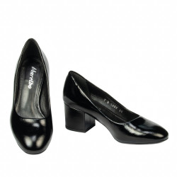 Elegante damesko 1356 sort lak