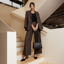 Dame skuldertaske 040g 01 biz sort