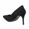 Elegante damesko 1320 sort velour