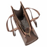 Dame skuldertaske 047g chokoladebrun