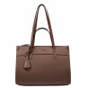 Dame skuldertaske 047g chokoladebrun