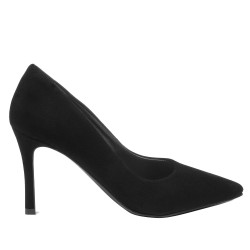 Elegante damesko 1320 sort velour