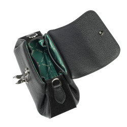 Damehåndtaske 042g 01 sort bufo+sort biz