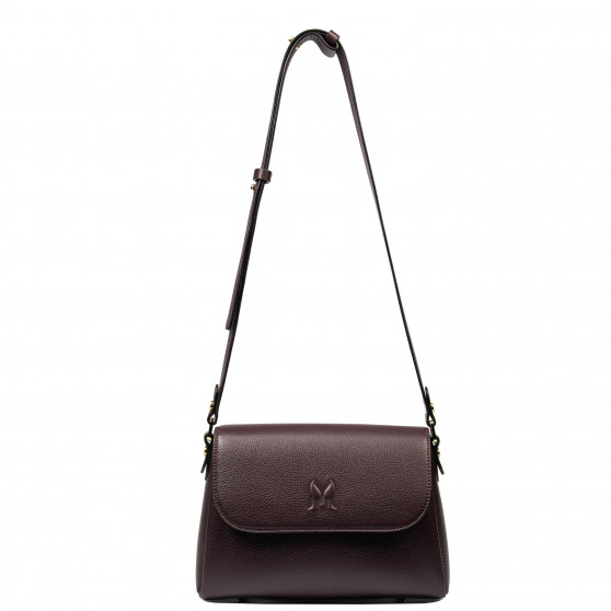 Dame skuldertaske 040g black cherry