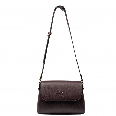 Dame skuldertaske 040g black cherry