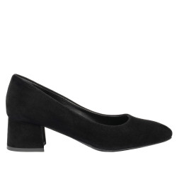 Elegant damesko 1331 sort velour