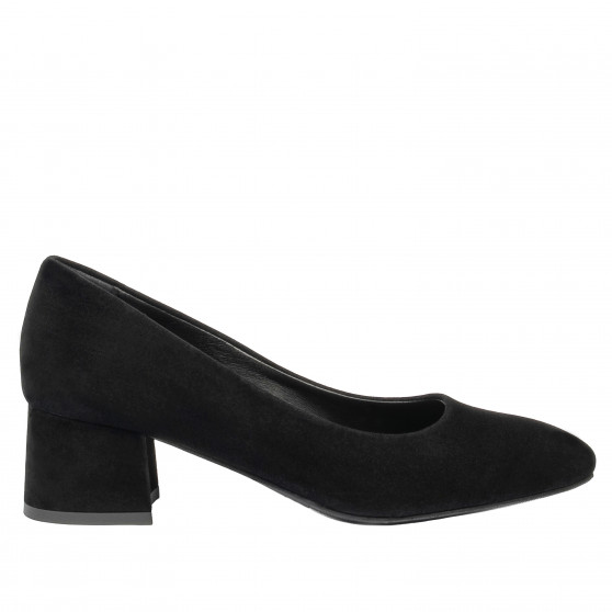 Elegant damesko 1331 sort velour