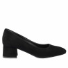 Elegant damesko 1331 sort velour