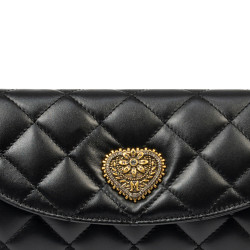Dame skuldertaske 048g nappa sort