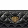 Dame skuldertaske 048g nappa sort