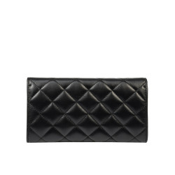 Dame skuldertaske 048g nappa sort