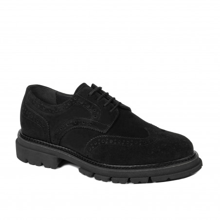 Casual herresko 989 sort ruskind 01