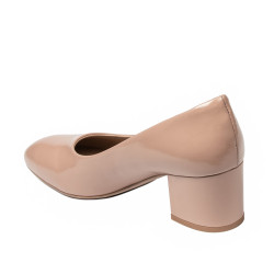 Elegante damesko 1356 lak beige
