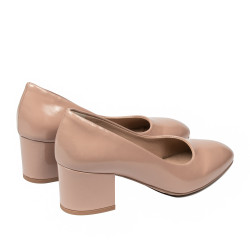 Elegante damesko 1356 lak beige