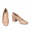 Elegante damesko 1356 lak beige