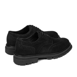 Casual herresko 989 sort ruskind 01