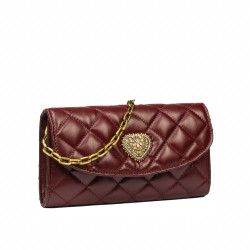 Dame skuldertaske 048g bordeaux