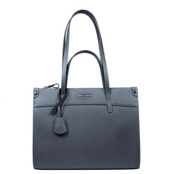 Dame skuldertaske 047g 01 petrol kaviar