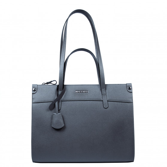 Dame skuldertaske 047g 01 petrol kaviar
