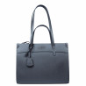 Dame skuldertaske 047g 01 petrol kaviar