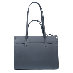 Dame skuldertaske 047g 01 petrol kaviar