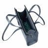 Dame skuldertaske 047g 01 petrol kaviar