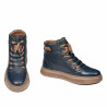 Herrestøvler 4152 indigo kombineret