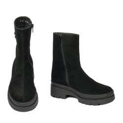 Dame støvler 3408 sort bufo