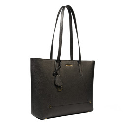 Dame skuldertaske 034g sort kaviar