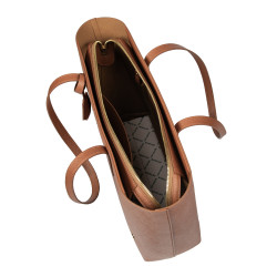 Dame skuldertaske 034g sathiano karamel