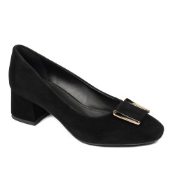 Damesko elegante 1321 sort ruskind
