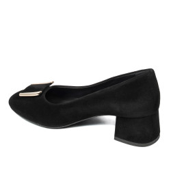 Damesko elegante 1321 sort ruskind