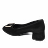 Damesko elegante 1321 sort ruskind