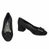 Damesko elegante 1321 sort ruskind