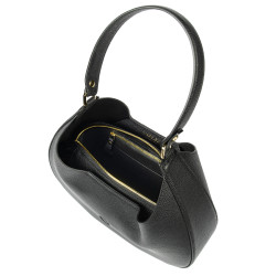Sort skuldertaske 050g biz til dame