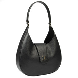 Sort skuldertaske 050g biz til dame