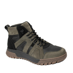 Herrestøvler 4153 bufo kaki+sort