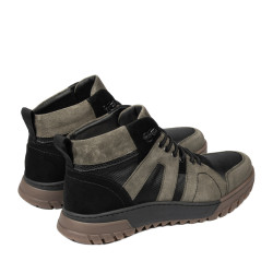 Herrestøvler 4153 bufo kaki+sort