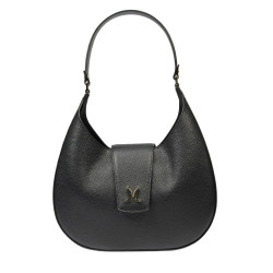 Sort skuldertaske 050g biz til dame