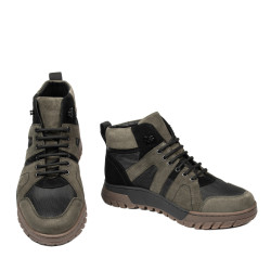 Herrestøvler 4153 bufo kaki+sort