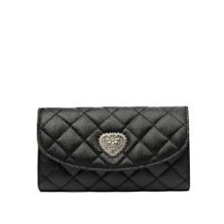 Dame skuldertaske 048g 01 sort kaviar