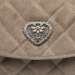 Dame skuldertaske 048g 01 ruskind sandsten