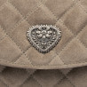Dame skuldertaske 048g 01 ruskind sandsten