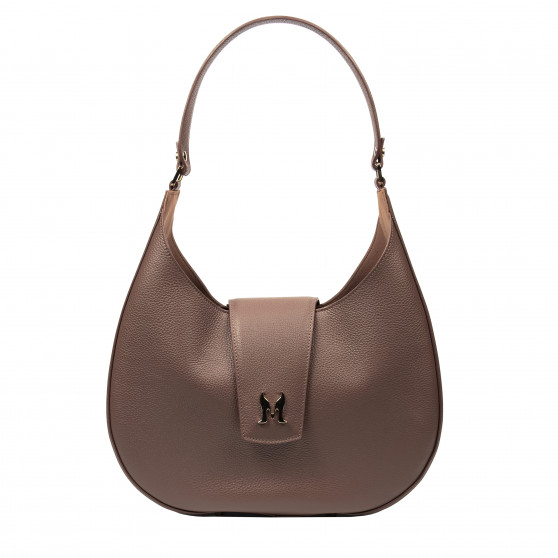 Dame skuldertaske 050g biz cognac