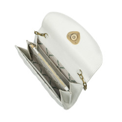 Dame skuldertaske 048g panna safiano