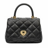 Dame skuldertaske 049g sort kaviar
