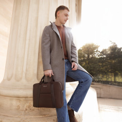 Laptop taske 306g 01 espresso lifestyle