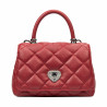 Dame skuldertaske 049g 01 rød saffiano