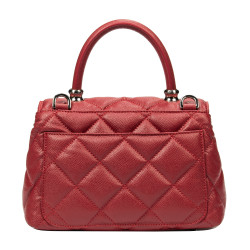 Dame skuldertaske 049g 01 rød saffiano