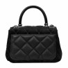 Dame skuldertaske 049g 01 sort ruskind